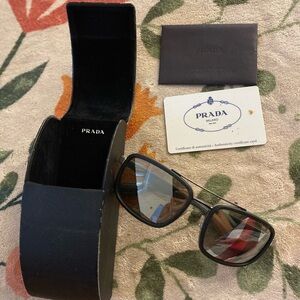 Prada Elegant Black Sunglasses